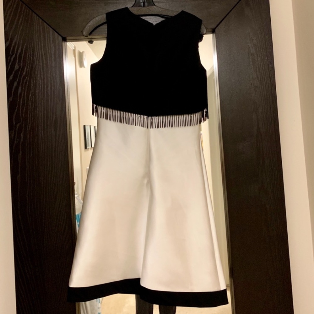 Roland Nivelais 💯%Silk Jacquard A-Line dress gown